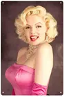 EICOCO De Marilyn Monroe сексуальный Dama (20x30 см) Ретро металлический Ушастый винтажный Настенный декор металлический винтажный магазин бар вывеска