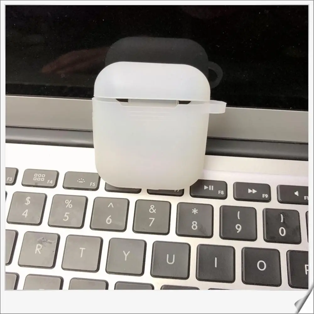 Забавный 3D радужный медведь любовь Сердце Медведь Bluetooth беспроводная гарнитура Набор силиконовый чехол для гарнитура для airpods защитный чехол против падения - Цвет: X
