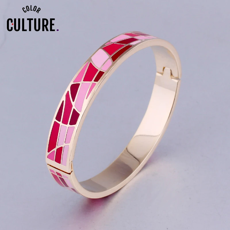 Роскошные брендовые геометрические художественные браслеты для женщин золотые