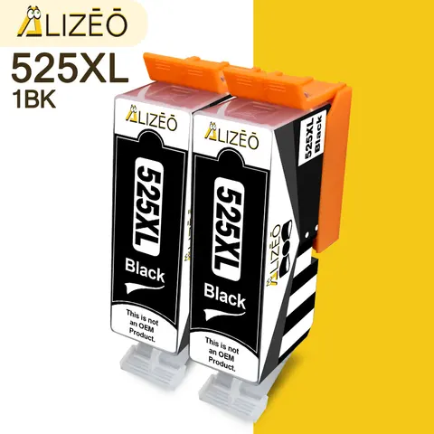 ALIZEO PGI 525XL CLI 526 картриджи, совместимые с принтером Canon 525 Pixma MG5120 MG5150 MG5200 MG5250 MG6120 MG6150 MG6220