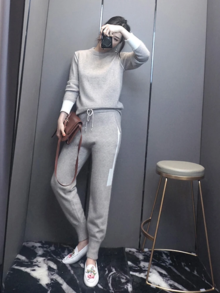 Лидер продаж 90% полный женский костюм с круглым вырезом новинка 2020 цветные