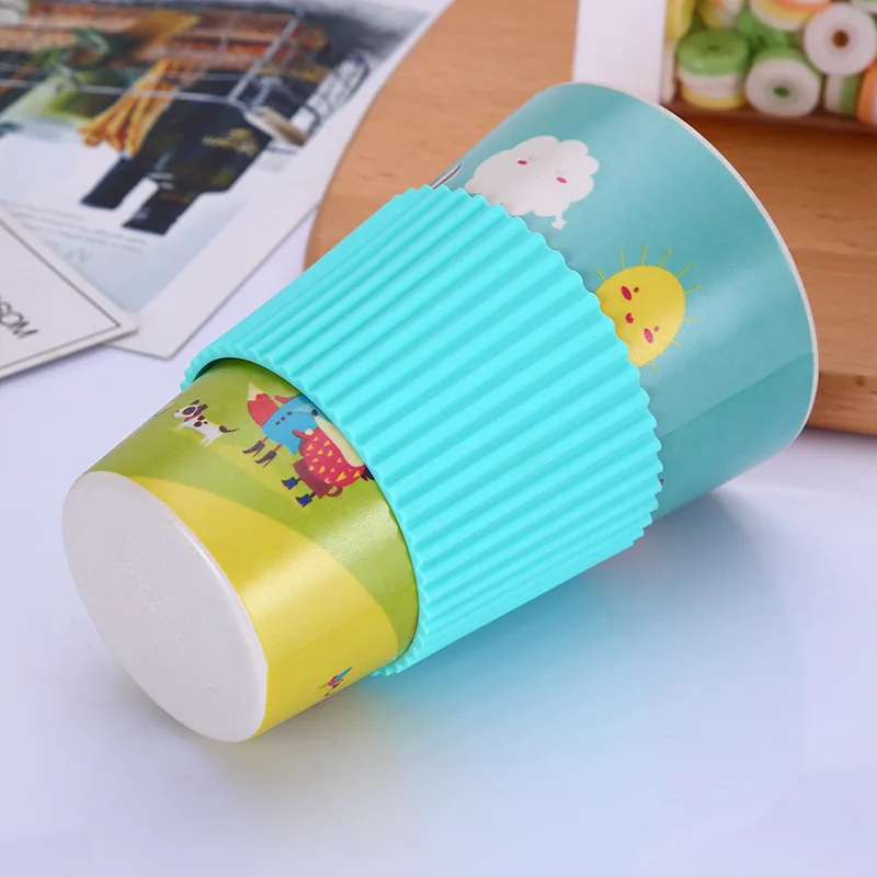Креативная кружка для воды из бамбукового волокна милый мультяшный подарок