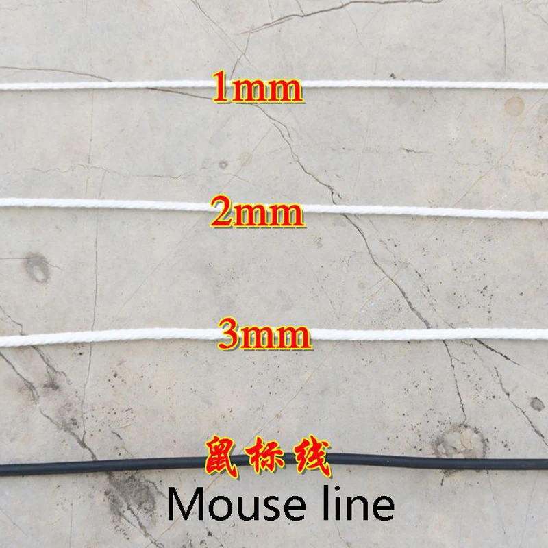 (47)Durable 200m White Cotton Cord Natural Beige Twisted Rope Craft Macrame String DIY Handmade Home Decorative supply 3mm | Дом и сад