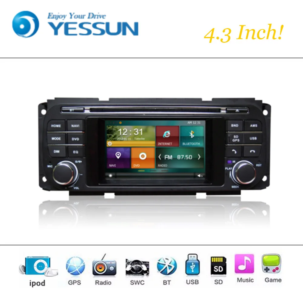 Автомобильный dvd плеер система Android Wince для Chrysler Jeep Dodge Авторадио стерео GPS