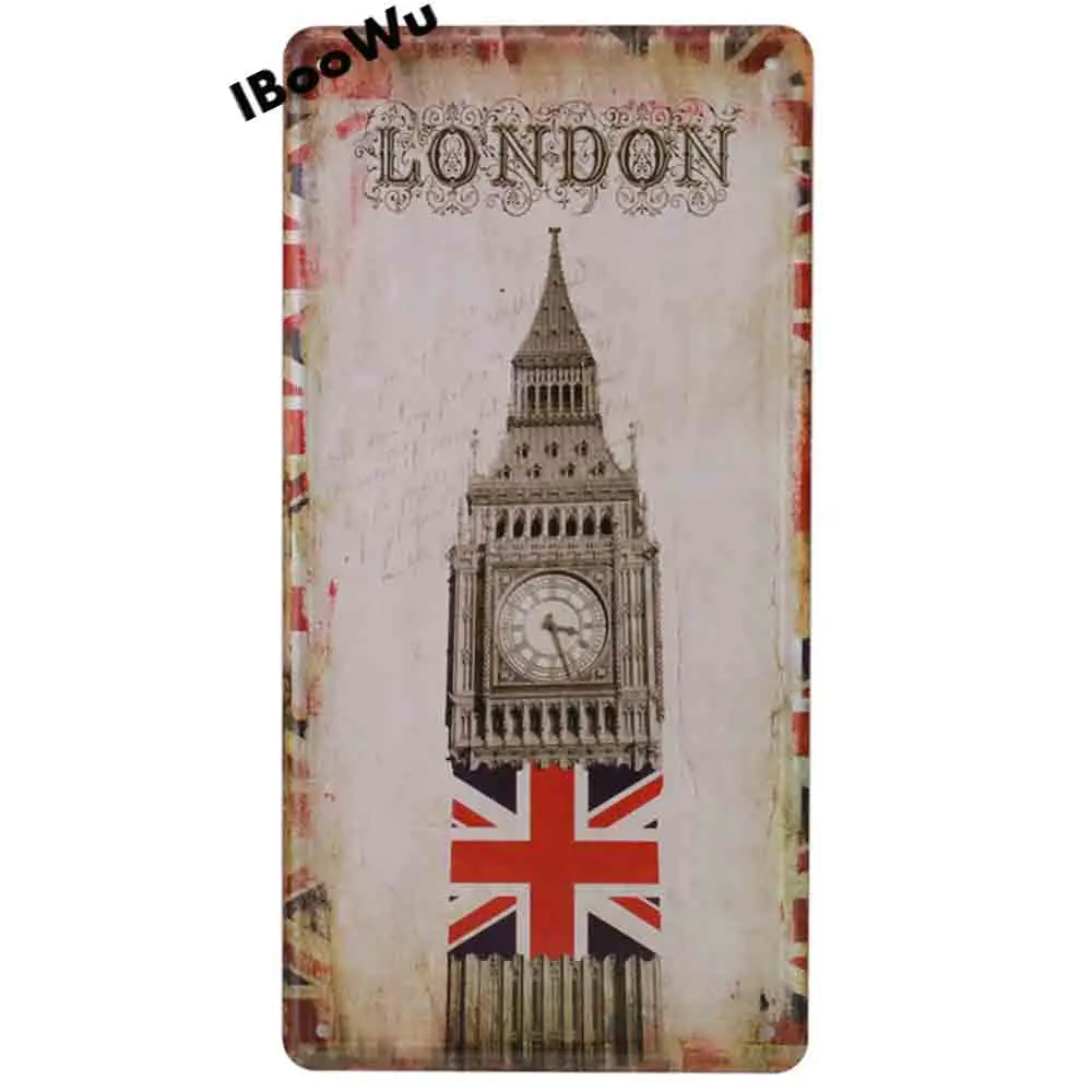 Эйфелева башня популярный стиль ВИНТАЖНЫЙ ПЛАКАТ металлические жестяные знаки