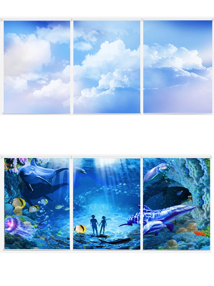 Рулонные шторы характеристика пользовательские непрерывный ролик жалюзи