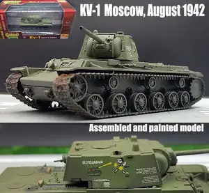 Второй мировой войны русский KV-1 тяжелый танк Москва августа 1942 172 пластик не литья под давлением Easy model