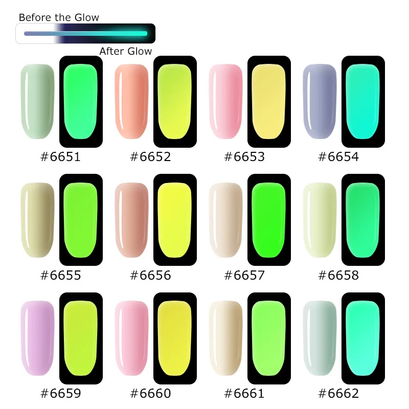 Светящийся Гибридный Гель лак для ногтей 6 мл долговечный Светодиодный УФ