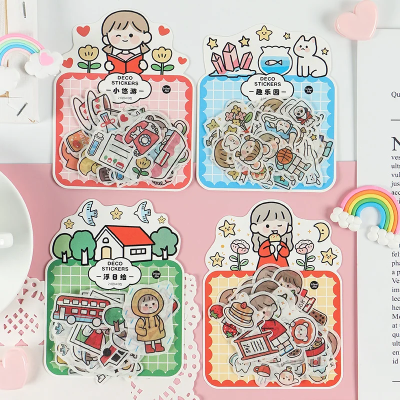 

8bags/LOT a sense of ritual in life stationery sticker Creative decoration DIY sticker masking washi sticker