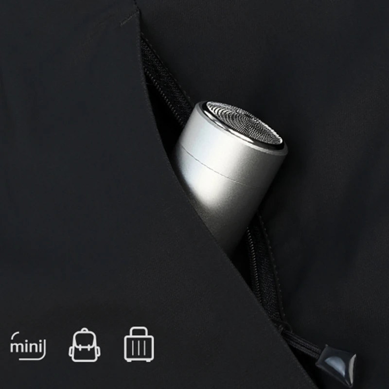 

EAS-Mini Shaver USB Rechargeable Portable Small Men Electric Shaver for Young Students