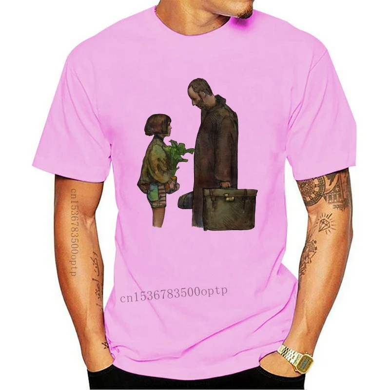 

New Leon The Professional Movie T Shirt 3XL Custom Short Sleeve Clothes For Men Popular Boyfriend Cotton T Shirts