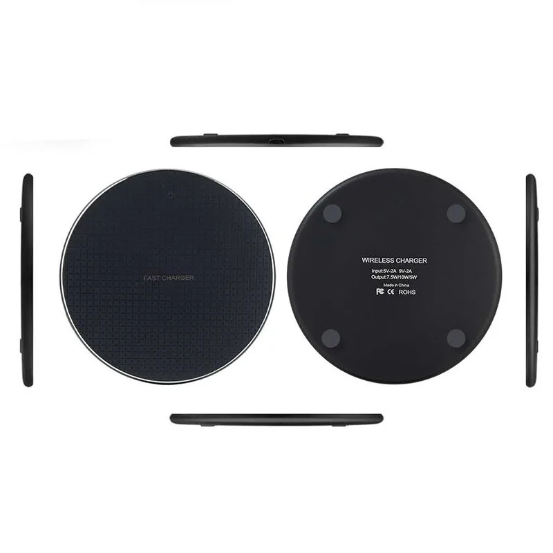 QC 3 0 10 Вт быстрая QI Беспроводная зарядка алюминиевая зарядная панель для Google NEXUS 4 5