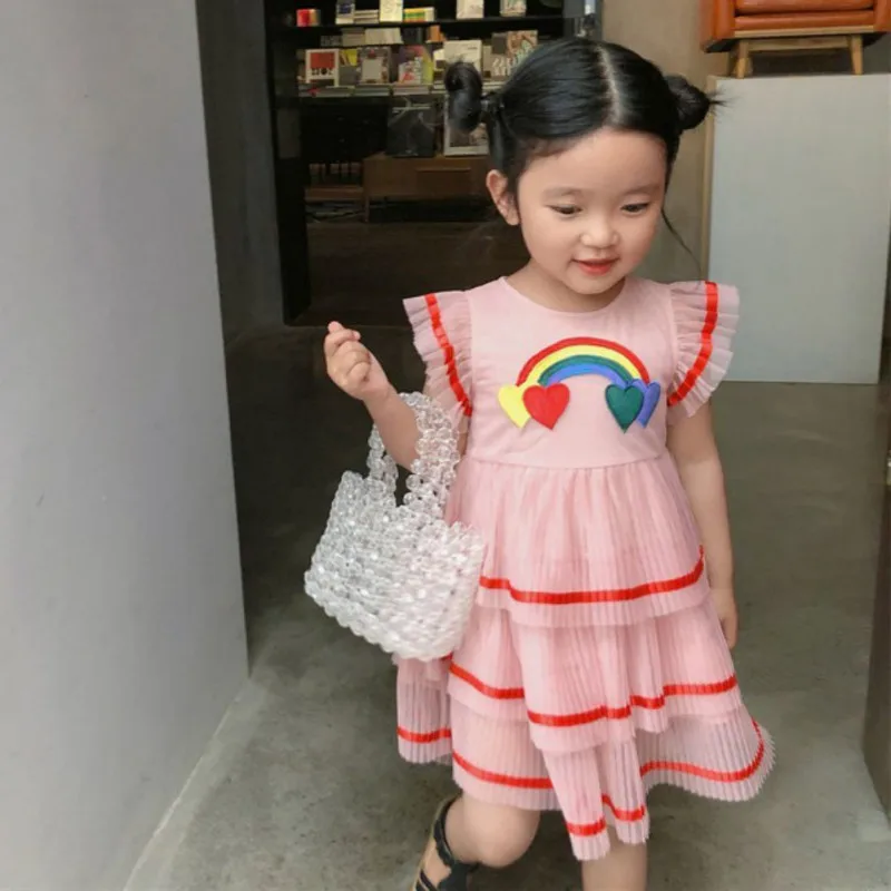 

Fashion Kids Dresses for Girls Birthday Dress Up Kid Clothes Baby Girls Clothing For Kids 2 -7Y Wear