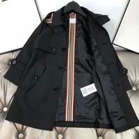 2021 top autumn and winter boys and girls windbreaker black khaki casual high quality coat