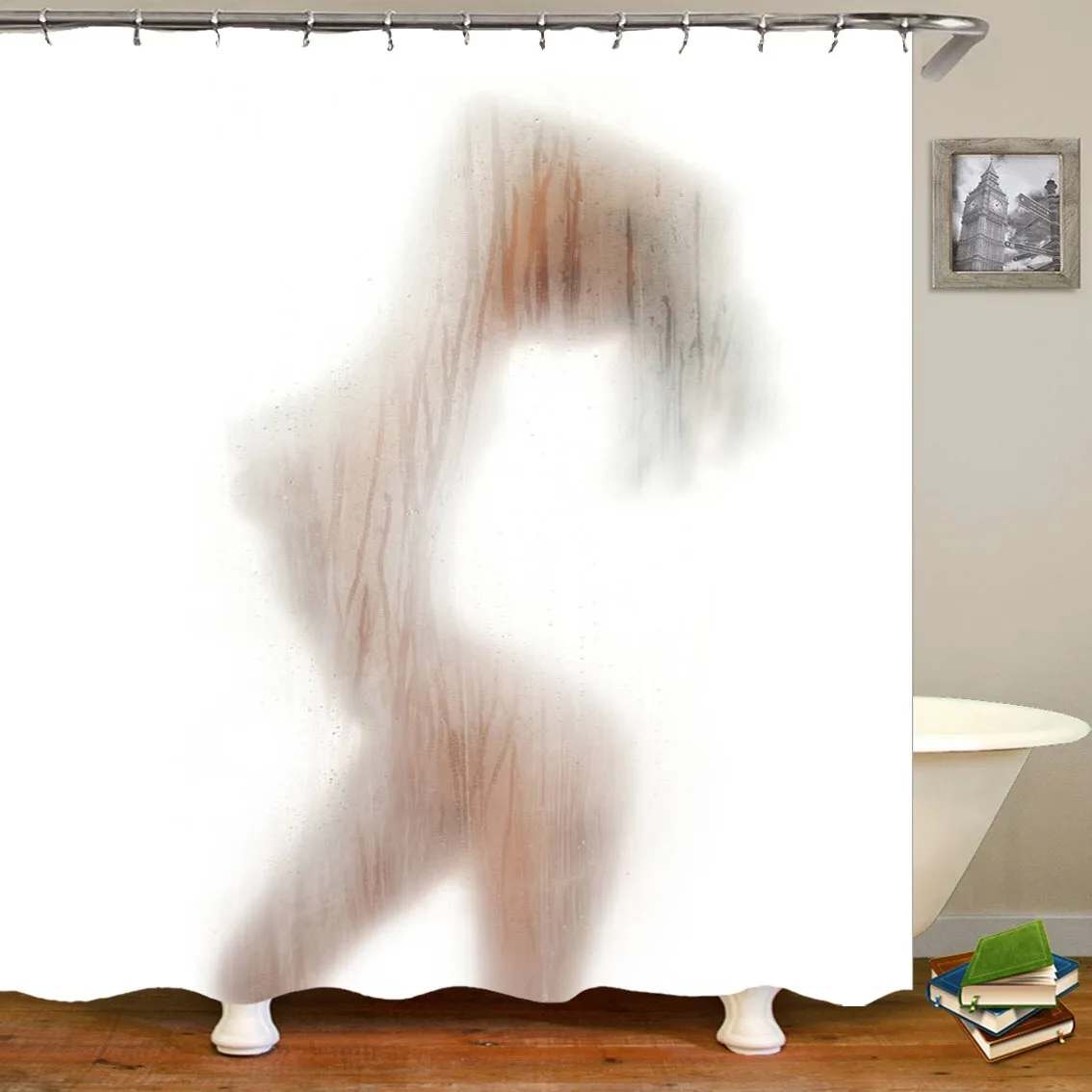 

Сексуальная красивая девушка подарок на день рождения высокого качества Bebe Шторы романтический подарок на день Святого Валентина Ванная к...