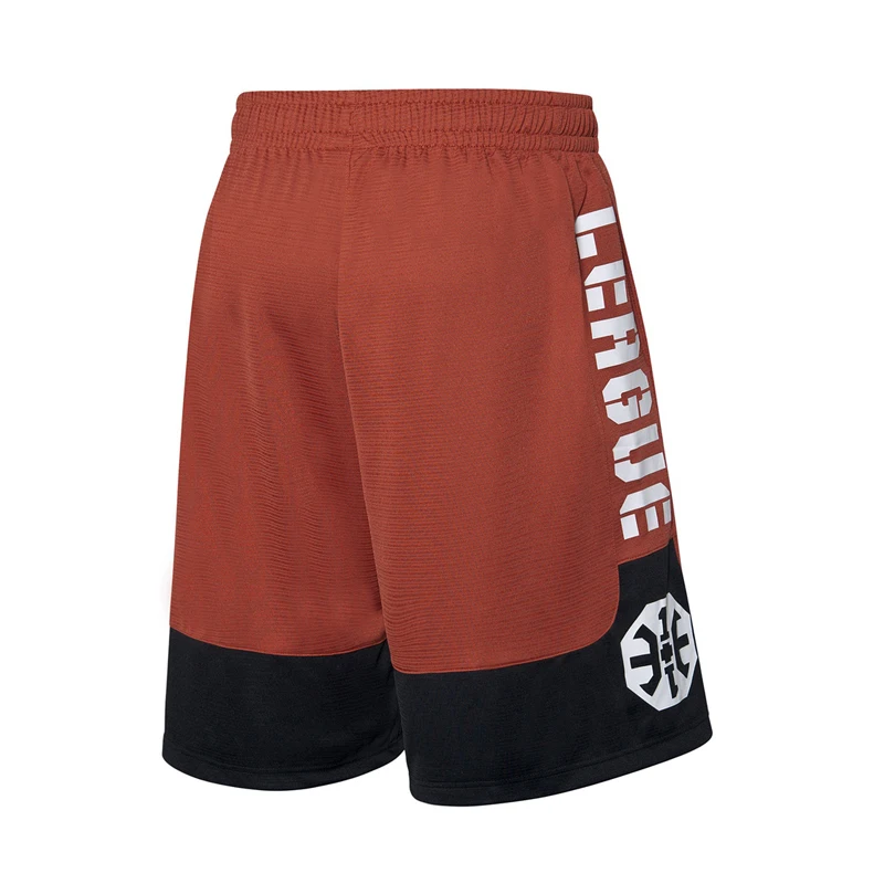 

(Break Code)Li-Ning Men BAD FIVE Basketball Competition Shorts Loose Fit Polyester Breathable LiNing Sports Bottoms AAPQ007