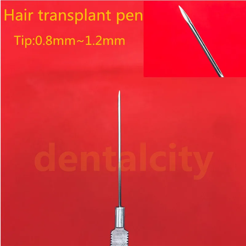 Pen tip(0.8mm) Высокое качество, имплантированные вручную инструменты для посадки волос бровей, инструмент для трансплантации волос, ручка для укладки волос - Цвет: Pen tip(0.8mm)