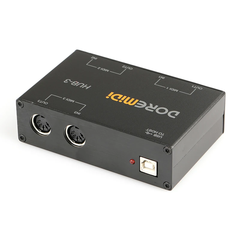 DOREMiDi HUB-3 MIDI 3X3 коробка USB интерфейс контроллер адаптер конвертер | Электроника