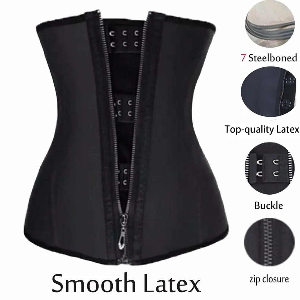 

Waist Trainer Belt Underwear Body Shaper Breathable Women Corsets with Zipper Hot Shapers Cincher Corset Top Slimming Belt