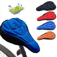 3d soft mtb mountain road bike seat pad cycling bicycle saddle silicone cover cushion ergonomic bike front seat mat