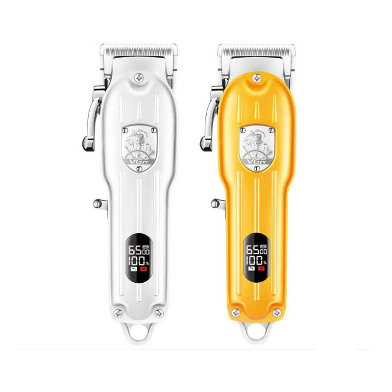 VGR триммер для волос V-090 USB перезаряжаемая машинка стрижки oilhead с эффектом пуш-ап