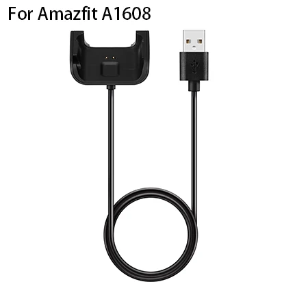 For Amazfit A1608 Зарядное устройство USB док-станция для Xiaomi AMAZFIT Pace/Bip A1608/A1607/A1702/A1712/A1807/A1913/stratos 2/GTR 42 мм 47 мм зарядное устройство для часов - Цвет: For Amazfit A1608