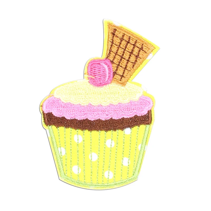 Пищевые нашивки в виде мороженого наклейки утюжок на одежду теплопередача DIY