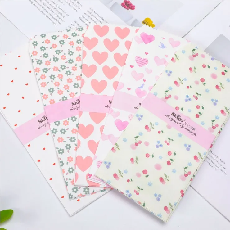 

150pcs simple floral wedding invitation birthday student stationery office supplies greeting card blessing message envelope