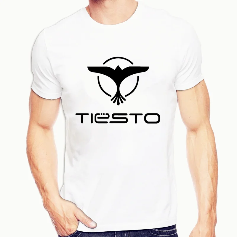 Tiesto DJ Music Футболка мужская Harajuku забавная Мужская футболка с рисунком Уличная в