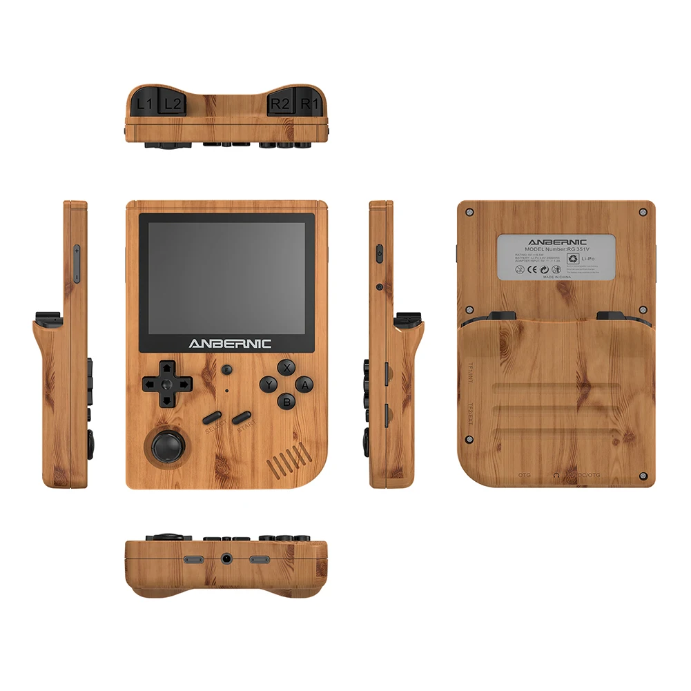 

Консоль игровая Ретро RG351V, портативная, с 3,5 дюймовым IPS-экраном, TF-картой