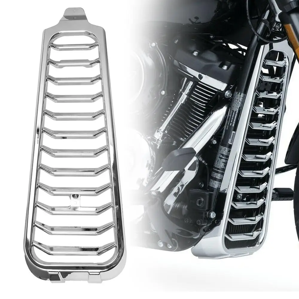 

Motorcycle Chrome Front Bottom Spoiler Mudguard Air Dam Chin Fairing For Harley Softail M8 2018-2020