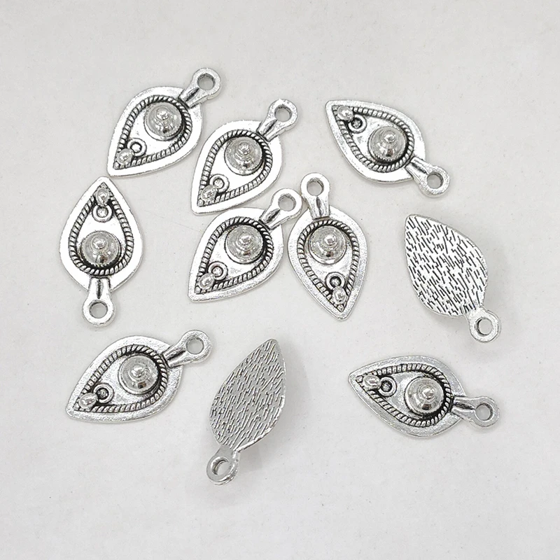 Подвеска в виде капли воды из цинкового сплава 27 х15 мм 10 шт.|charm pendant|zinc alloycharm pendant diy