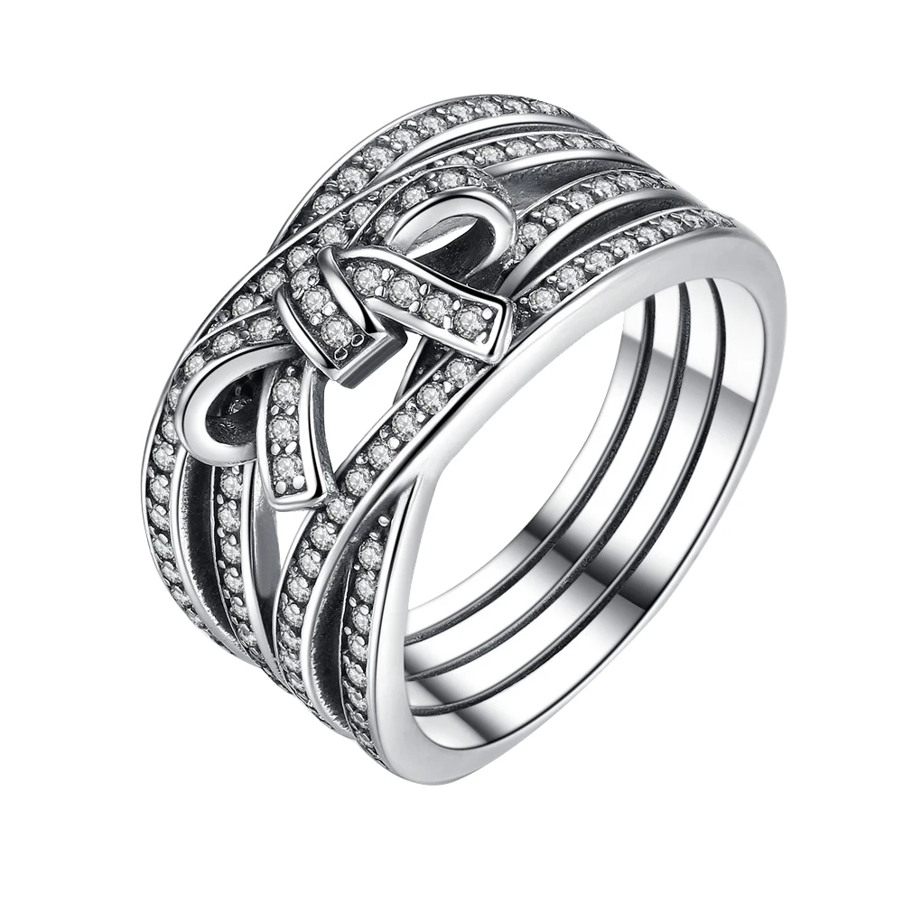 

2021 New Hot Selling 925 Sterling Silver Ladies Ring Zircon Shiny Crown Ring Making Jewelry Gift Party Engagement