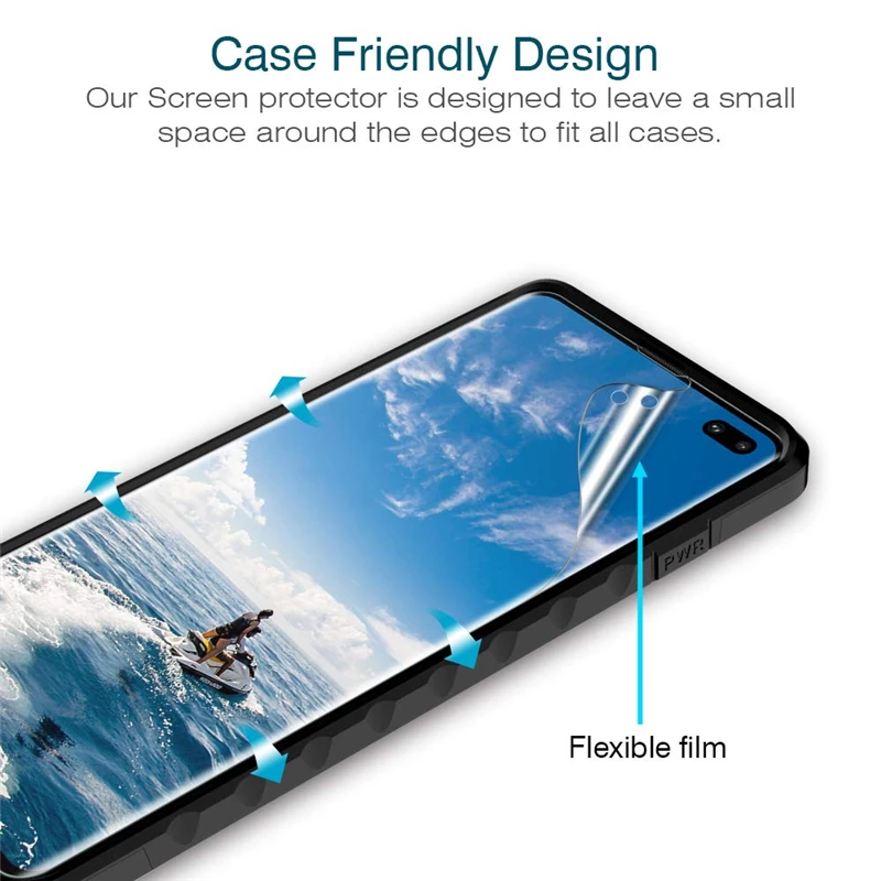 3 шт 3D полное покрытие мягкий TPU протектор экрана для Samsung S10 Plus 5G S10e Защитная