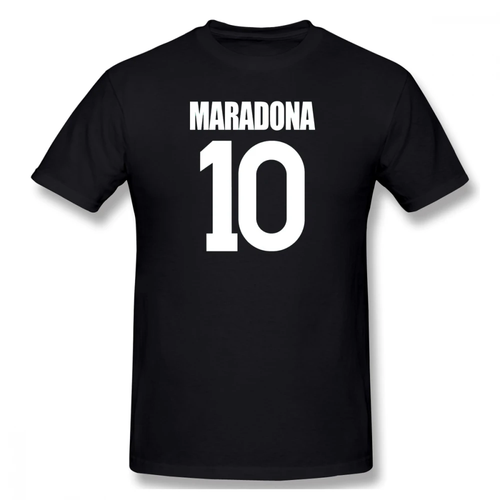 

Maradona 10 Maradona Funny Novelty Men's Basic Short Sleeve T-Shirt argentinean Tops Tees European Size