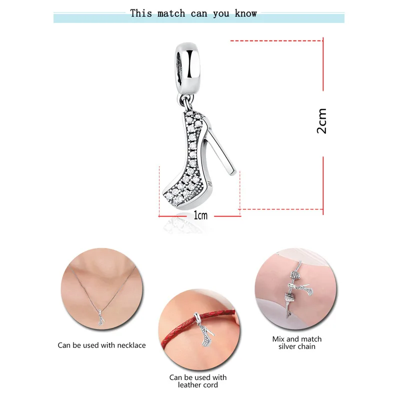 Горячая Распродажа 925 пробы серебро игристое вино бутылок два сердца Подвески