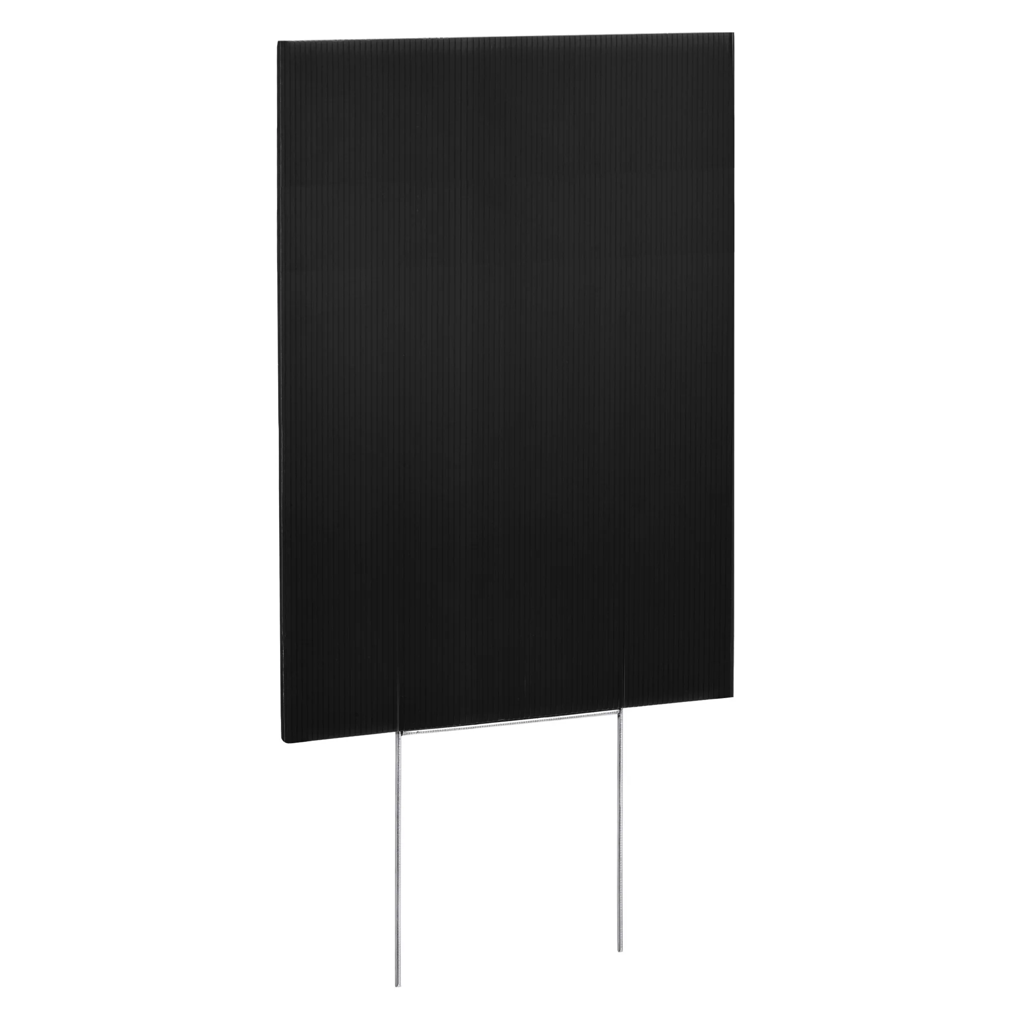 

Uxcell гофрированная вывеска, пластиковая пластина, лист, черная пустая вывеска 12x17,7 дюймов с H-образной ставкой для газона, двора, упаковка из 4 ...