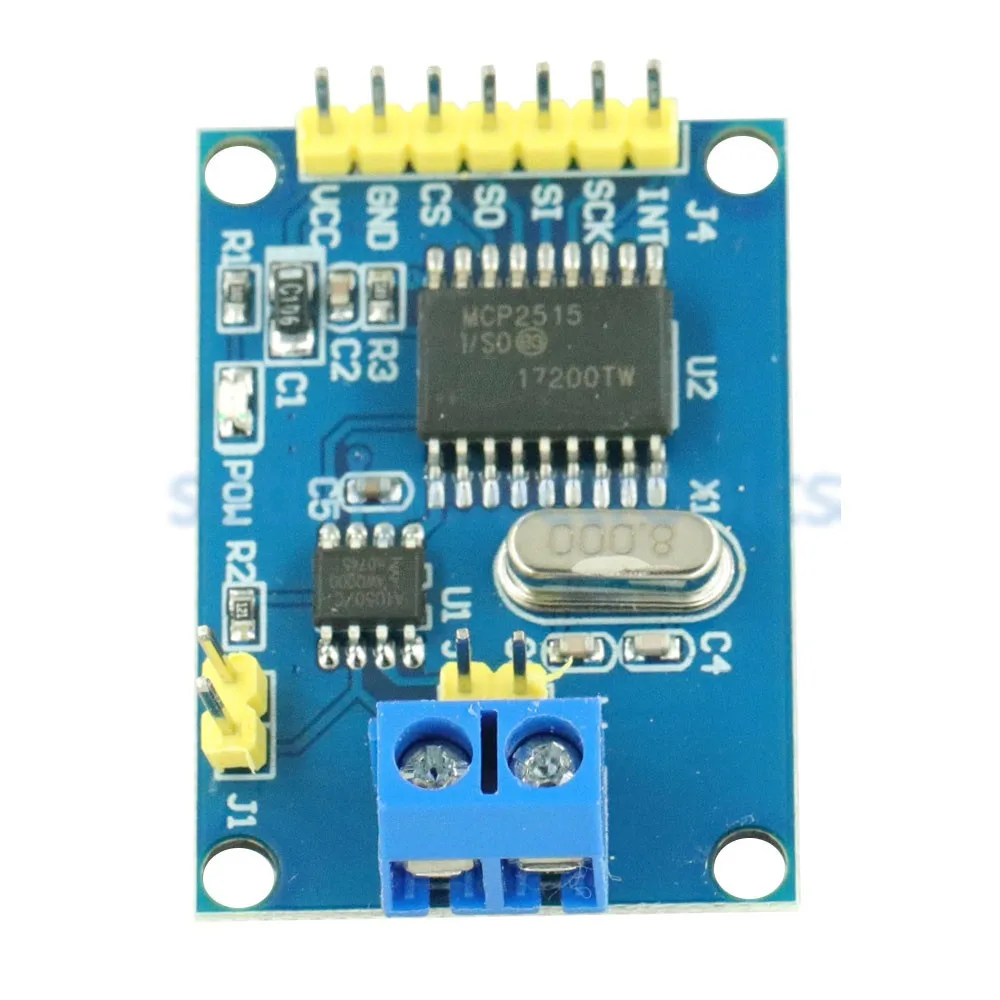 Плата модуля CAN Bus MCP2515 TJA1050 приемник SPI для 51 MCU контроллер рычага Новинка|spi|spi modulespi