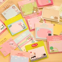 4 pcs kawaii memo pad cute animal rilakkuma sticky notes panda girl memo paper decoration stickers stationery school supplies