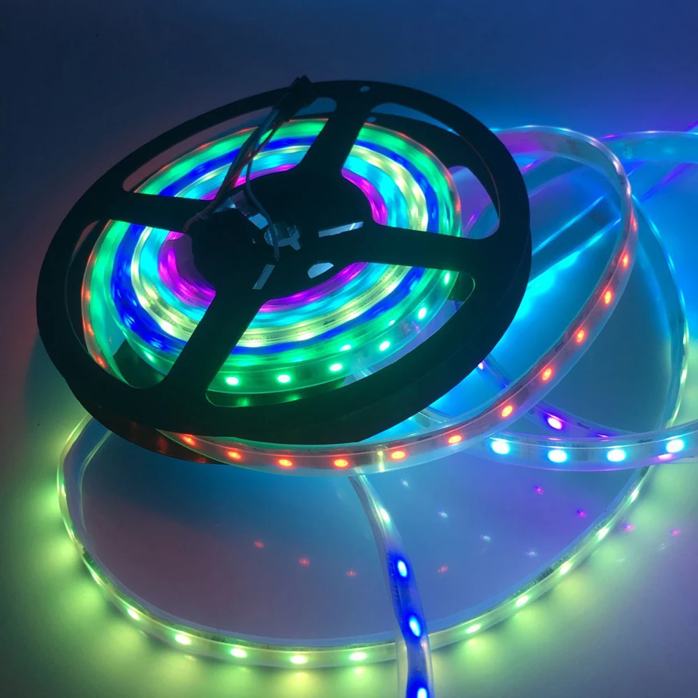 Модифицируемая Светодиодная лента WS2811 12 В контроллер Bluetooth Dream Color 5050 RGB 30