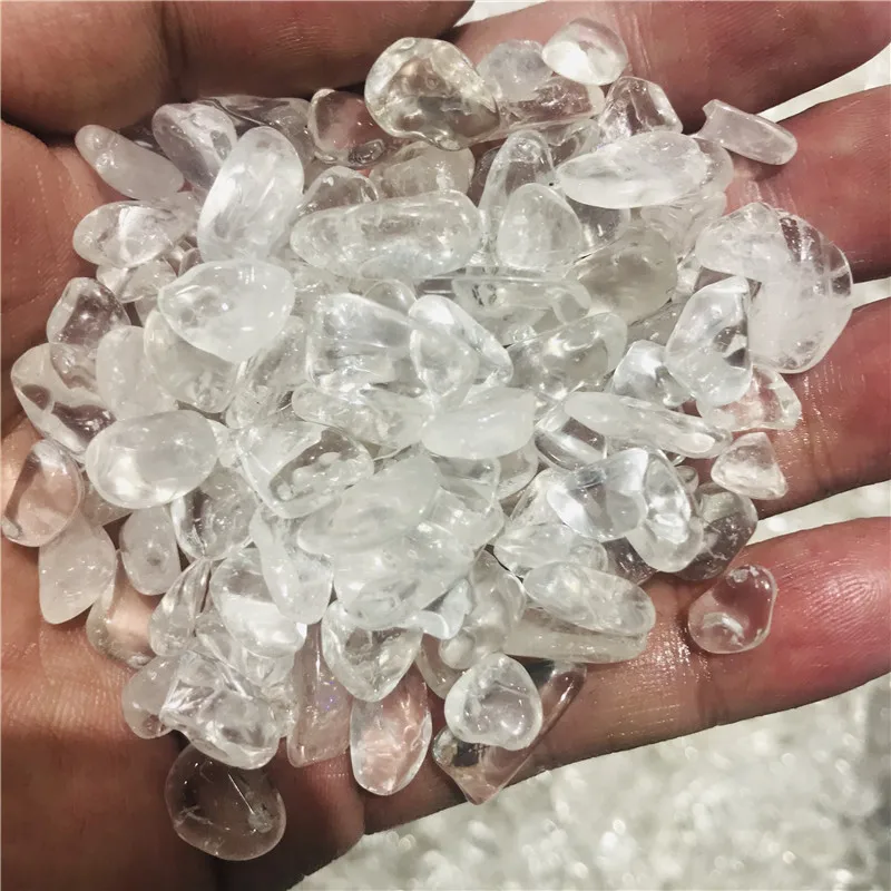 100 г натуральный кристалл белого цвета минеральный дробленый камень кварцевый