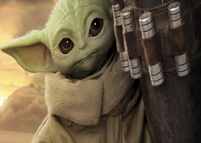 Студийный фон для фотографирования детей в стиле Disney Baby Yoda