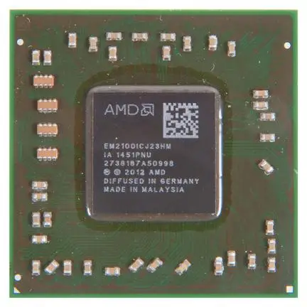 Процессор для ноутбука AMD E1 Series 2100 BGA769 (FT3) 1.0 ГГц RB EM2100ICJ23HM|Процессоры| |