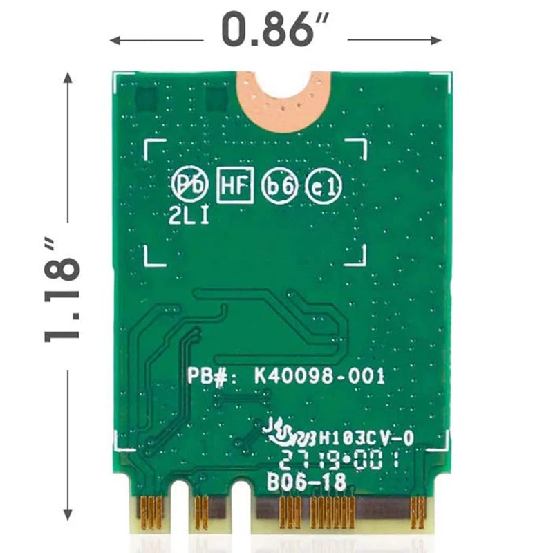 OPQ-WiFi6 M.2 модуль AX 3000 Мбит/с сетевой адаптер с Bluetooth 5 1 Беспроводной Wi-Fi 6 карт 2 4G/5 ГГц