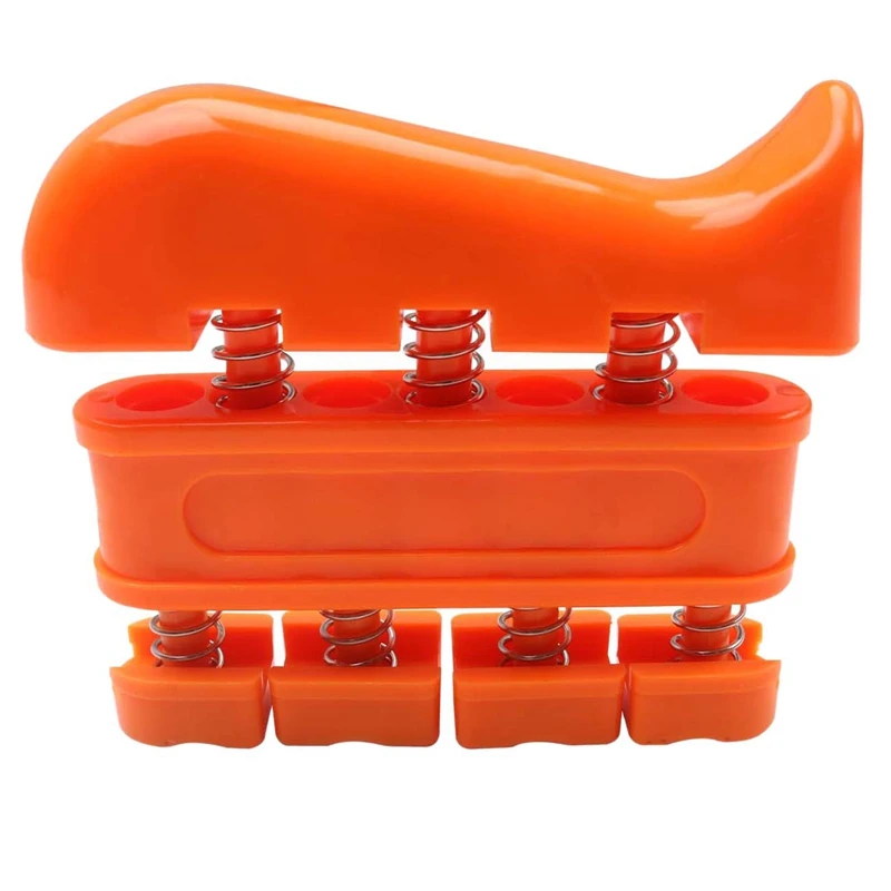 

Finger Strengthener Hand Exerciser Spring-Loaded Hand Grip Finger Exerciser Tool for Guitar Practice Rock Training