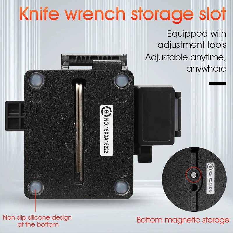 COMPTYO AUA-X0 High-precison Optical Fiber Cleaver FTTH Fiber Cutter Tools Fiber Cable Cutting Knife With Waste Fiber Box