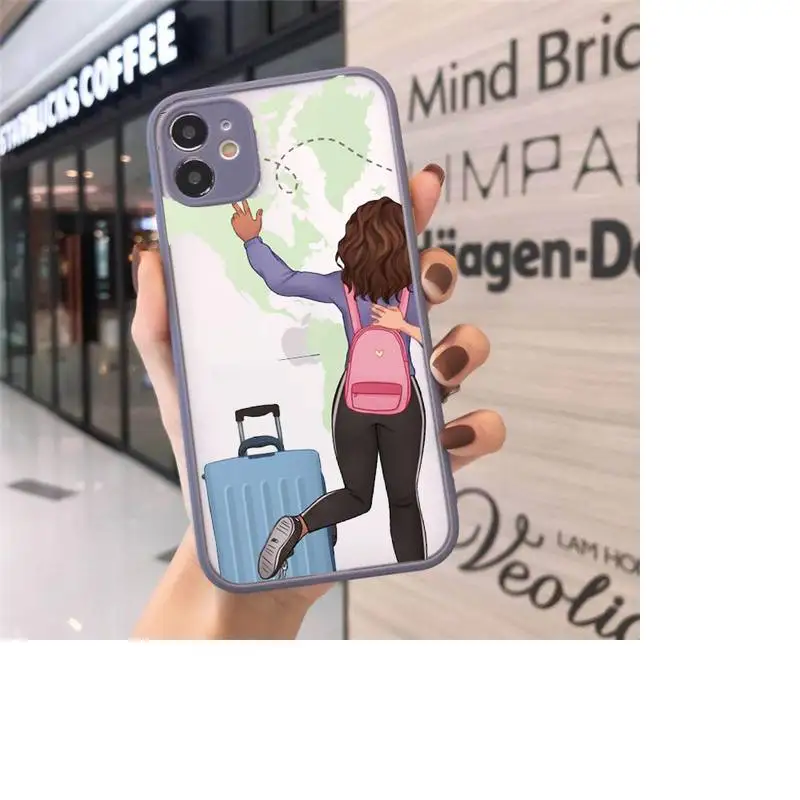 

Girlfriends Girls Bff Best Friends Forever Phone Cases Matte Transparent for iPhone 7 8 11 12 s mini pro X XS XR MAX Plus cover