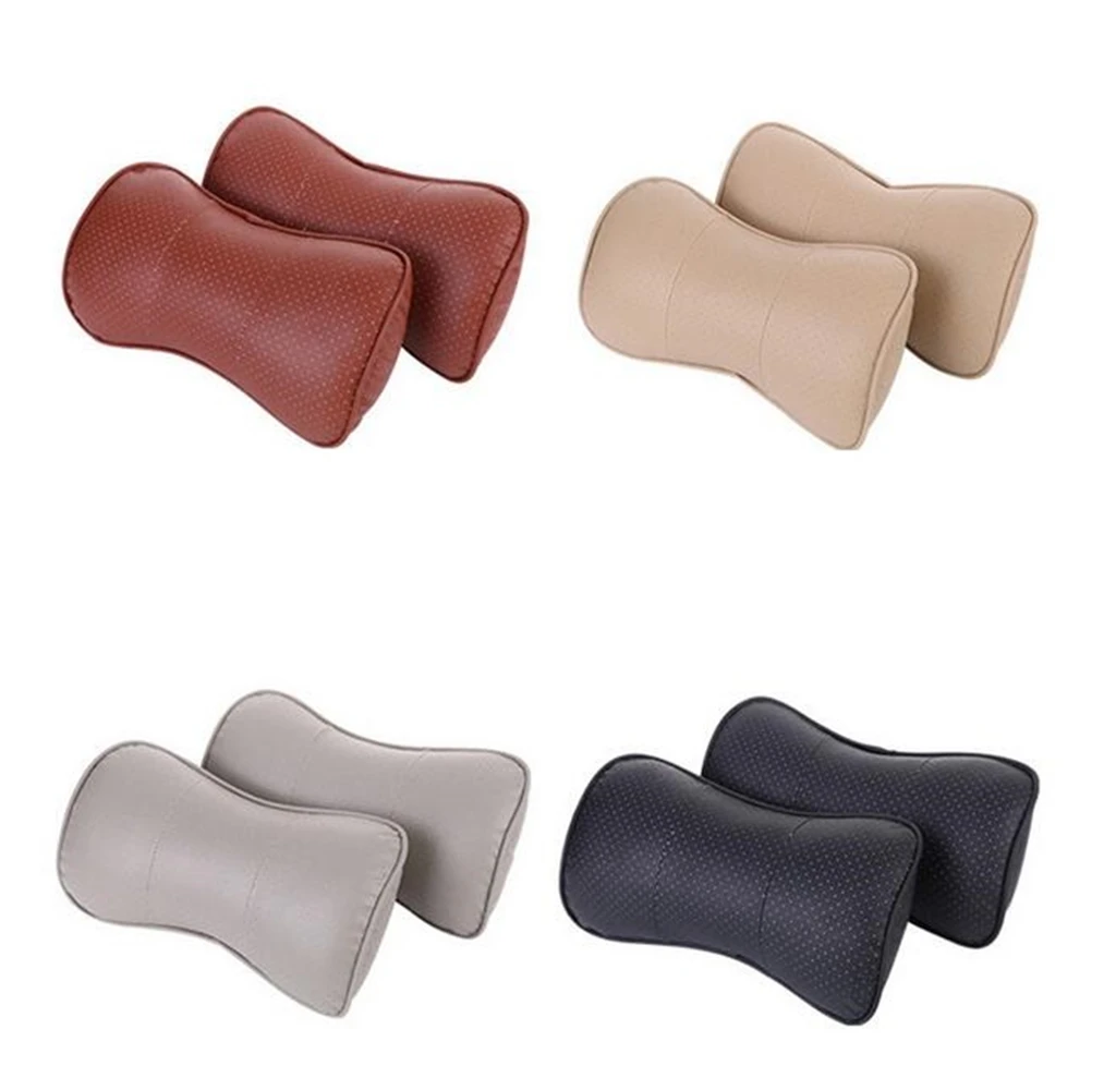 

Автомобильная подушка, 2 шт., подставка для головы и шеи, хлопковая Подушка с эффектом памяти, поддержка поясницы