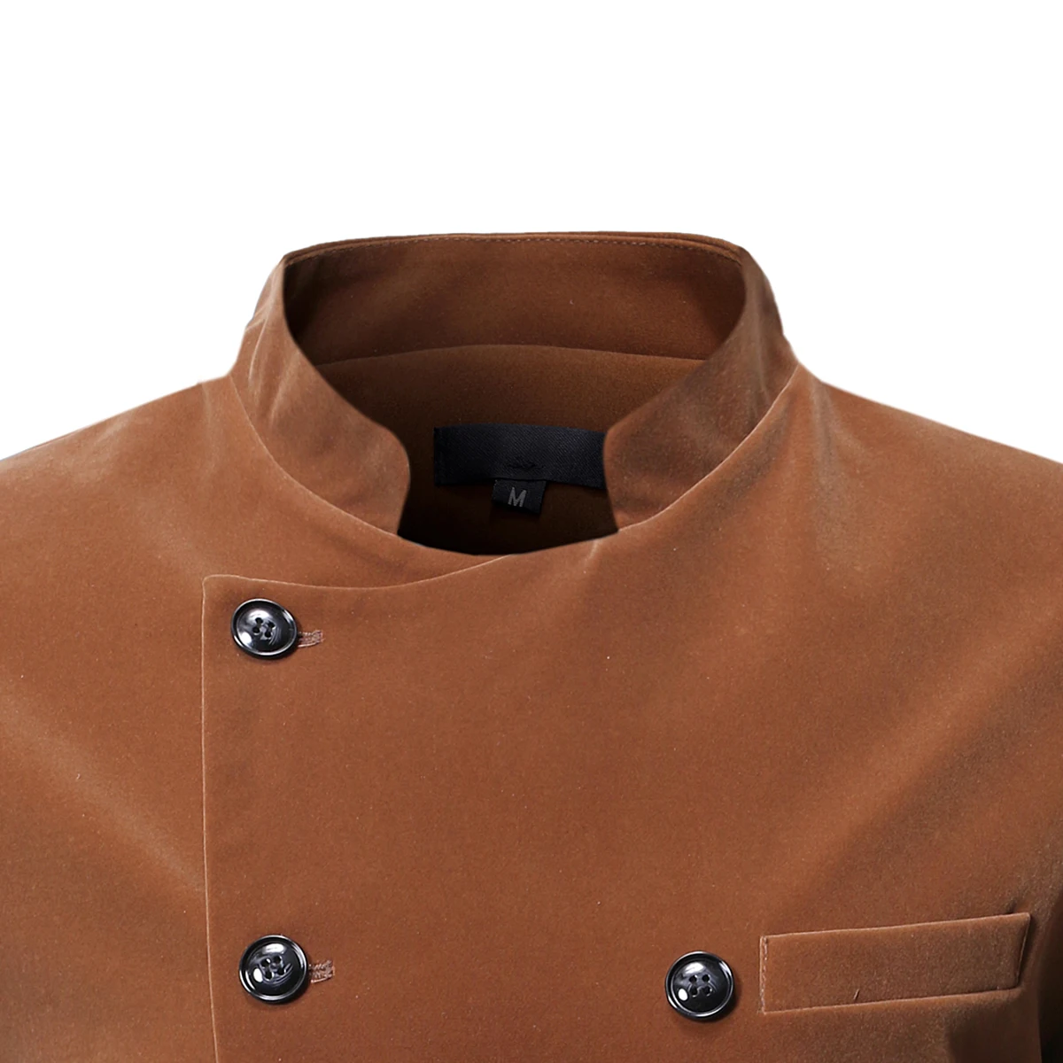 Mens Slim Fit Double-breasted Stand Collar Blazer Suit Jacket Male Fashion Blazers Coat Business Wedding Plus Size M To 3xl | Мужская