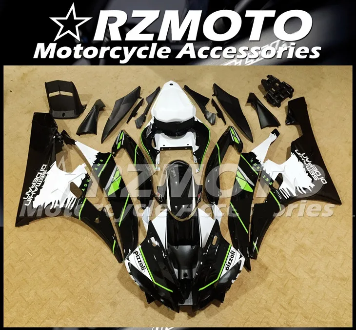 

Injection Mold New ABS whole Motorcycle Fairings kit Fit for YZF-R6 R6 2006 2007 06 07 Bodywork set black white cool
